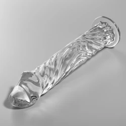 Dildo Nebula Series Model 12 - Borosilicat, Transparent, 17 cm