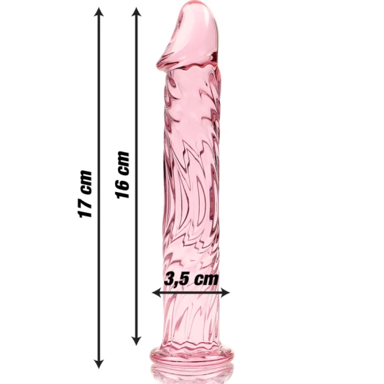 Dildo Nebula Series - Model 12, Roz, 17 cm