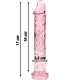 Dildo Nebula Series - Model 12, Roz, 17 cm
