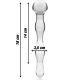 Dildo Nebula Series - Model 13, Transparent, 18 cm