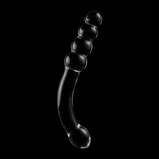 Dildo Nebula Series Model 14 - Borosilicat, Transparent, 18.5 cm