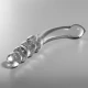 Dildo Nebula Series Model 14 - Borosilicat, Transparent, 18.5 cm