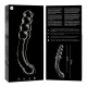 Dildo Nebula Series Model 14 - Borosilicat, Transparent, 18.5 cm