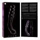 Dildo Nebula Series - Borosilicate Glass, Roz, 18.5 cm