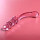 Dildo Nebula Series - Borosilicate Glass, Roz, 18.5 cm