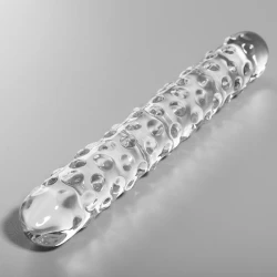 Dildo Nebula Series Model 15 - Borosilicat, Clar, 18.5 cm