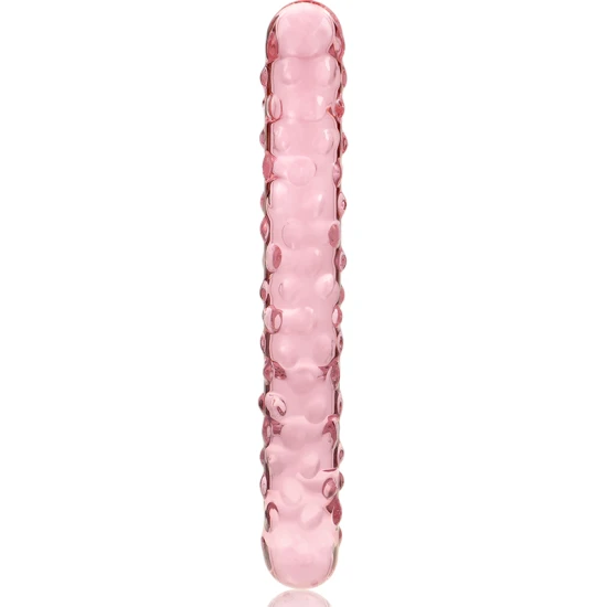 Dildo Nebula Series - Borosilicate Glass, Roz, 18.5 cm