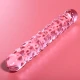Dildo Nebula Series - Borosilicate Glass, Roz, 18.5 cm