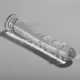 Dildo Nebula Series - Borosilicate Glass, Clear, 18.5 cm
