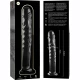 Dildo Nebula Series - Borosilicate Glass, Clear, 18.5 cm