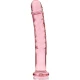 Dildo de Lux din Sticlă Borosilicată Roz 18.5 cm