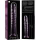 Dildo de Lux din Sticlă Borosilicată Roz 18.5 cm
