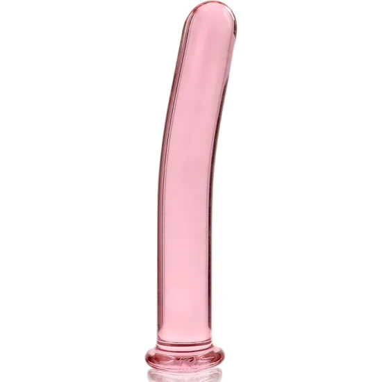 Dildo Nebula Series - Borosilicate Glass, Roz, 18.5 cm -O- 3 cm