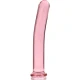 Dildo Nebula Series - Borosilicate Glass, Roz, 18.5 cm -O- 3 cm