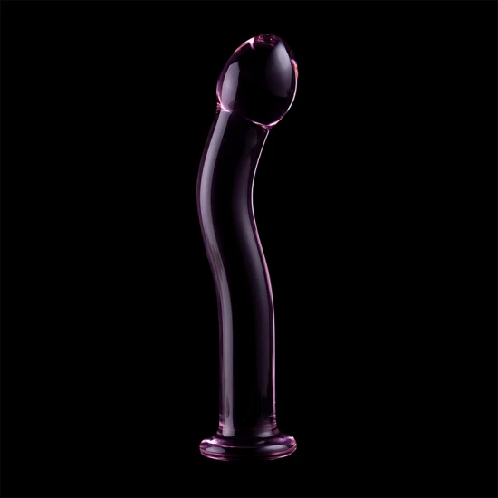 Dildo Nebula Series - Borosilicate Glass, Roz, 18.5 cm
