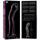 Dildo Nebula Series - Borosilicate Glass, Roz, 18.5 cm