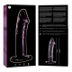 Dildo de Sticlă Borosilicată Roz 18.5 cm -O- 4 cm