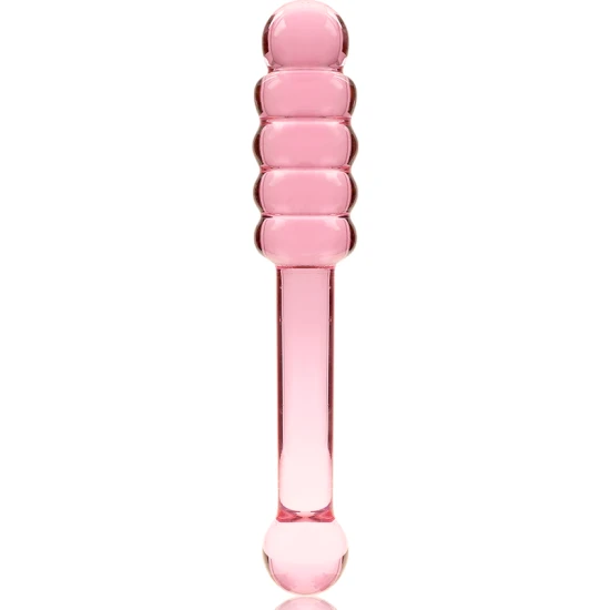 Dildo Nebula Series by Ibiza - Borosilicate Glass, Roz, 20.5 cm