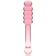 Dildo Nebula Series by Ibiza - Borosilicate Glass, Roz, 20.5 cm