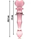 Dildo Nebula Series - Borosilicate Glass, Roz, 20.5 cm