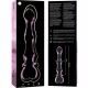 Dildo Nebula Series - Borosilicate Glass, Roz, 20.5 cm
