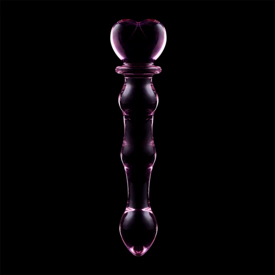 Dildo Nebula Series - Borosilicate Glass, Roz, 20.5 cm