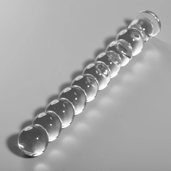 Dildo Nebula Series - Borosilicate Glass, Transparent, 21.5 cm