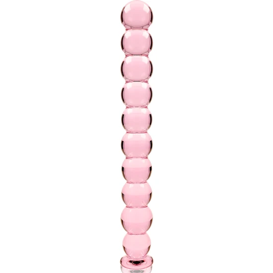 Dildo de Sticlă Borosilicată Roz 21.5 cm