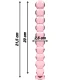 Dildo de Sticlă Borosilicată Roz 21.5 cm