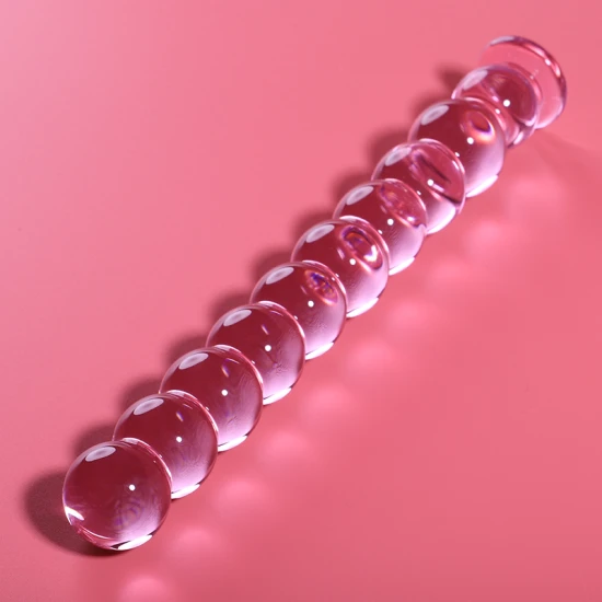 Dildo de Sticlă Borosilicată Roz 21.5 cm