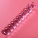 Dildo de Sticlă Borosilicată Roz 21.5 cm
