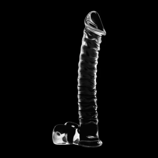 Dildo Nebula Series - Borosilicat, Clar, 21.5 cm