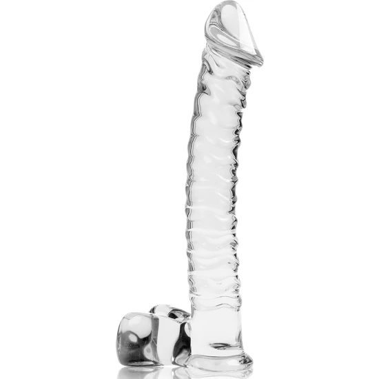 Dildo Nebula Series - Borosilicat, Clar, 21.5 cm