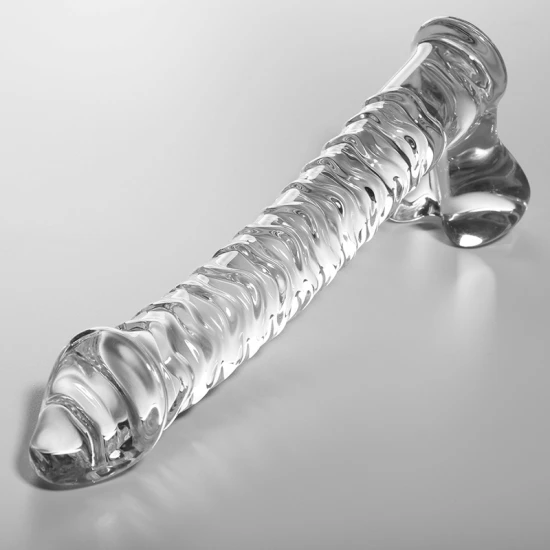 Dildo Nebula Series - Borosilicat, Clar, 21.5 cm