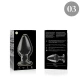 Plug Anal Nebula Series by Ibiza - Transparent, 11 cm - Ø 5 cm