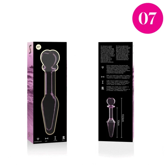 Plug Anal Nebula Series - Model 7, Roz, 13.5 cm