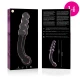 Dildo Nebula Series - Borosilicate Glass, Roz, 18.5 cm