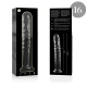 Dildo Nebula Series - Borosilicate Glass, Clear, 18.5 cm