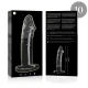 Dildo Nebula Series Model 19 - Borosilicate Glass, Alb, 18.5 cm