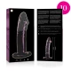 Dildo de Sticlă Borosilicată Roz 18.5 cm -O- 4 cm