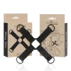 INTENSE - Ham de tip hog tie, Fetish, din piele ecologică , Negru