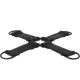 INTENSE - Ham de tip hog tie, Fetish, din piele ecologică , Negru