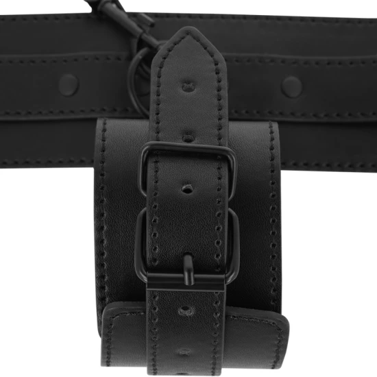 INTENSE - Accesorii Fetish, Piele vegană, Cătușe glezne, Roz