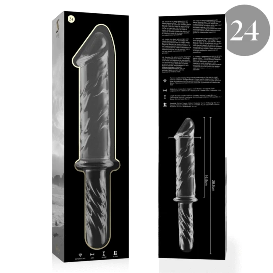 Dildo Nebula Series - Model 24, Transparent, 28.5 cm