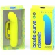 Vibrator Bcute Curve, reîncărcabil, din silicon, galben