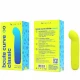 Vibrator Bcute Curve, reîncărcabil, din silicon, galben