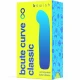 Vibrator Bcute Curve, reîncărcabil, din silicon, galben