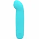 Vibrator Bcute Curve, reîncărcabil, din silicon, albastru