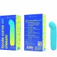 Vibrator Bcute Curve, reîncărcabil, din silicon, albastru