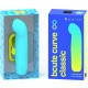 Vibrator Bcute Curve, reîncărcabil, din silicon, albastru